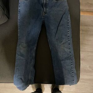 Levi's Dark Blue Straight Jeans